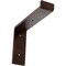 Ekena Millwork Steel Truss Shelf Bracket, Antiqued Copper 2"W x 8"D x 6 3/4"H BKTM02X08X06TSACO - alternate 1